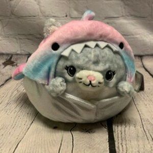 NEW Justice Undercover Squishable Plush in Disquise 7" Chloe Cat in Shark